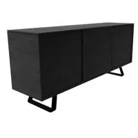 Secret Three Door Sideboard Black